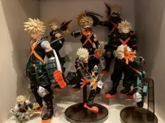 僕のヒーローアカデミア　爆豪勝己フィギュア　8点セット　一番くじ・プライズ