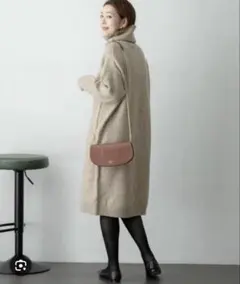 【新品タグ付】アーバンリサーチロッソ タートルネックワンピース ベージュ