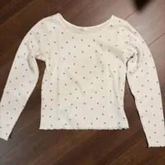 Apresjour 花柄 ワッフル 長袖 カットソー