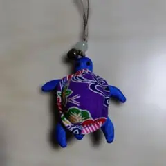 亀 ストラップ 和柄