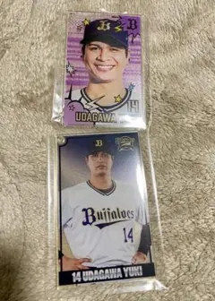 オリックスバファローズ　宇田川優希　コロチャレアクリルカード