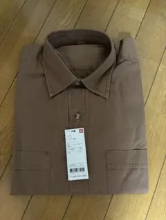 UNIQLO ワークシャツ ブラウン Lサイズのサムネイル