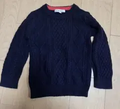 グローバルワーク　ケーブルニット　セーター 100cm