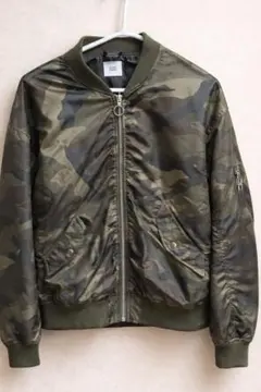 BROWNY STANDARD MA-1 ジャケット L 迷彩カモ柄　ミリタリー