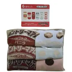 カントリーマアム 靴下 6足セット 15-20cm 不二家