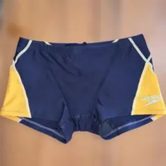 speedo ENDURANCE ECO 競泳水着 ネイビー/イエロー　M