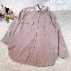 【OPAQUE CLIP/オペードドットクリップ】ベージュ 長袖シャツ(38/M