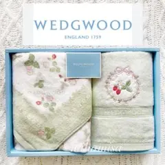 WEDGWOODウェッジウッド ☆ フェイスタオル ワイルドストロベリー 訳あり
