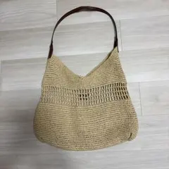 WILL ベージュ かごバッグ　HM
