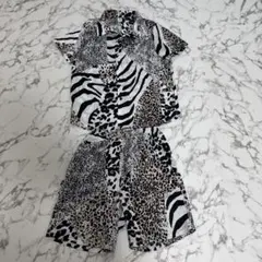 SHEIN キッズ セットアップ アニマル柄 11-12Y