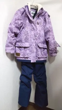 cosby 雪の結晶模様 スキーウェアセット