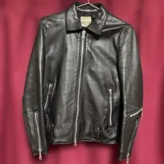 nano universe (ナノユニバース )羊革シングルライダースジャケット