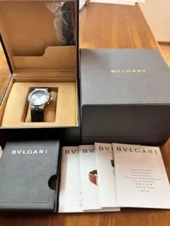 BVLGARI ディアゴノ クロノグラフ CH35S 未使用革ベルト付 OH実施のサムネイル