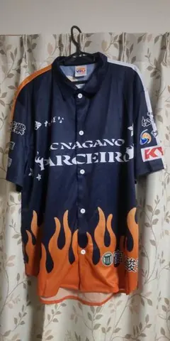 長野パルセイロ 襟付きシャツ 背番号12 XL