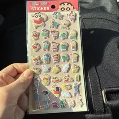 クレヨンしんちゃん　ぷっくりシール　新品　シール