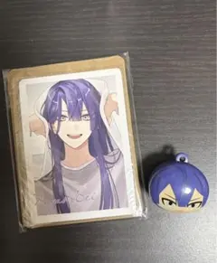 にじさんじ びっくらたまご つむまる vol.2 長尾景　カード1　マスコット1