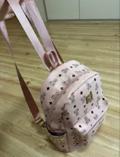ミニリュック ピンク ベア柄のサムネイル