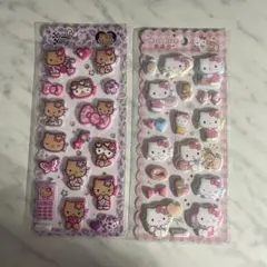 【正規品】サンリオ　ハローキティ もちもちマシュマロシール　2点