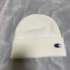 Champion ホワイト ニット帽