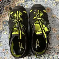 WILDNATURE クライミングシューズ 21.0 黒/黄緑