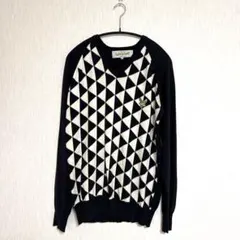 Lyle&Scott ライル＆スコット Vネック アーガイル ニット　M