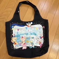 ダッフィー&フレンズ デザイン☆布製 トートバッグ