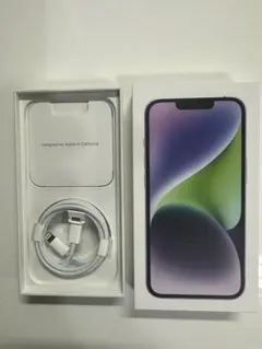 箱と充電ケーブル】iPhone14 ブルー 512GB 箱セット 美品 - メルカリ