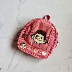 新品未使用 ペコちゃん リュック キッズ 小さめ ピンク かわいい バッグ 公園のサムネイル