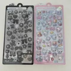 BONBON DROPシール 2種セット ぶらっく　キャンディツインズ