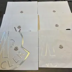 MONCLER ロゴ入りショップ袋 6枚セット