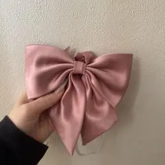 制服　リボン　ピンク