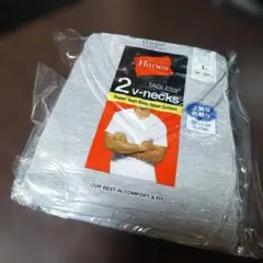 新品未使用 ヘインズ V ネック グレー 2着
