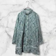 【大特価‼️】シンプルライフ シャツ ブラウス 長袖 トップス ボタニカル柄