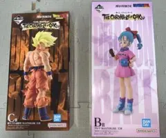 一番くじ ドラゴンボール C賞 孫悟空 B賞 ブルマ MASTERLISE