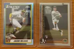 Topps Jacob Wilson chromeカード2枚