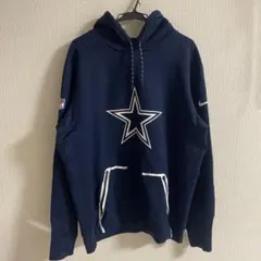 NFLナイキNIKE製プルオーバーパーカーダラス・カウボーイズネイビー