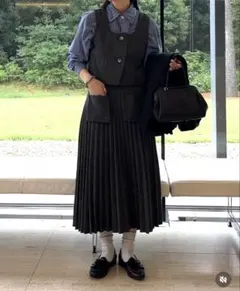 【新品未使用】a.subjjject プリーツスカートセットアップ