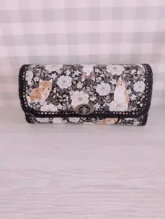1点限定SALE♡猫とお花の長財布