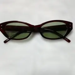 LOWRYS FARM キャットアイサングラス ダークレッドのサムネイル