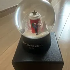 【超限定非売品/新品未使用】 Starbucks eGiftスノードーム2022