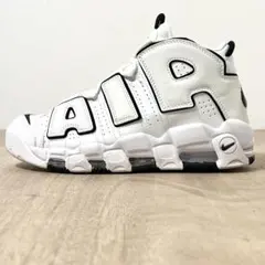 NIKE エアモアアップテンポ ホワイトブラック 27.5cm 01169