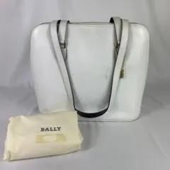 BALLY トートバッグ ホワイト 収納袋付き