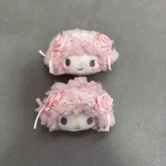 サンリオ シークレットヘアクリップ ホワイトフリル マイスウィートピアノ 2個