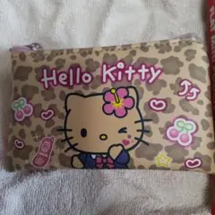 ハローキティシークレットフラットミニポーチ