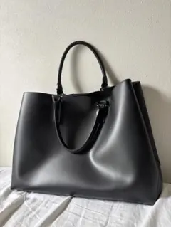 極美品 バーニーズニューヨーク トートバッグ シボ革 A4 肩掛け