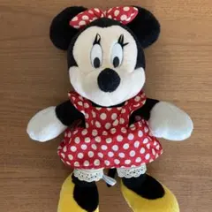 ミニーちゃん　ぬいぐるみ　東京ディズニーランド　レトロ