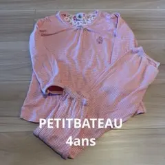 PETITBATEAU/4ans(104cm)パジャマ上下セット