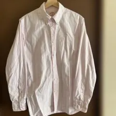 Brooks Brothers RedFleeceピンクボタンダウン長袖シャツ