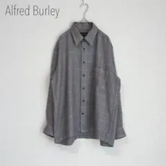 Alfred Burley チェックシャツ　ウール　起毛感　L ユニセックス
