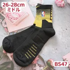 BS47ナイキNIKE エリートNBA バスケットボールソックス靴下 Lサイズ